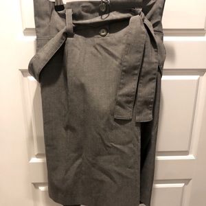 Report Grey Belted Skirt Size 8